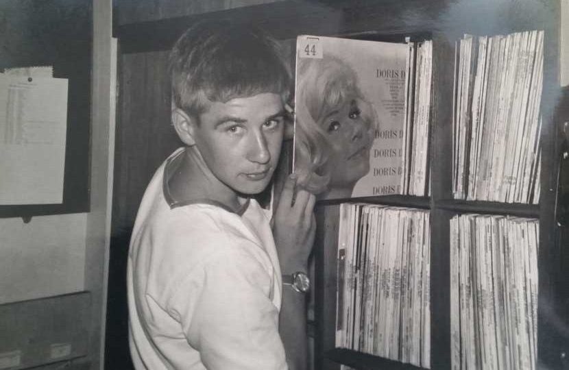 Graham Burgess on HMS Eagle in 1967