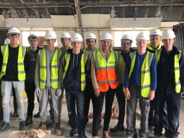 Civil Engineering Training Centre - Caroline Dinenage MP